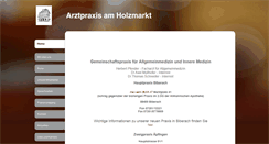 Desktop Screenshot of hausarztpraxis-biberach.com